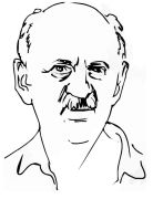 Fritz Mihály rajza Sarusi Mihályról